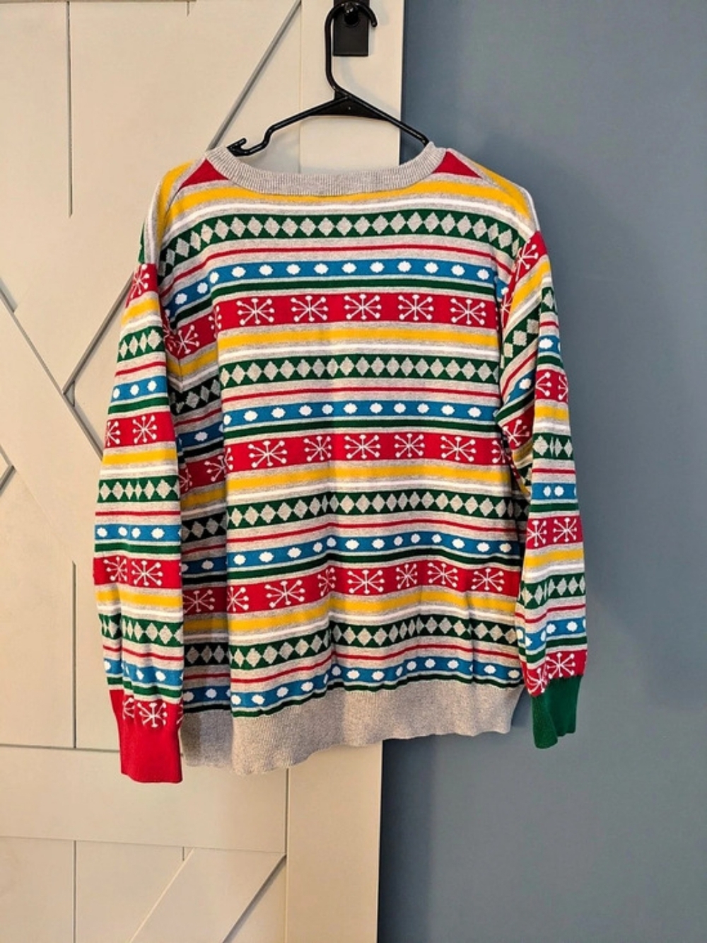 Disney Minnie Mouse Holiday Fair Isle Knit Sweater 2XL